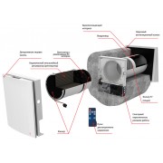 Проветриватель с рекуперацией Blauberg Vento Expert A50-1 W